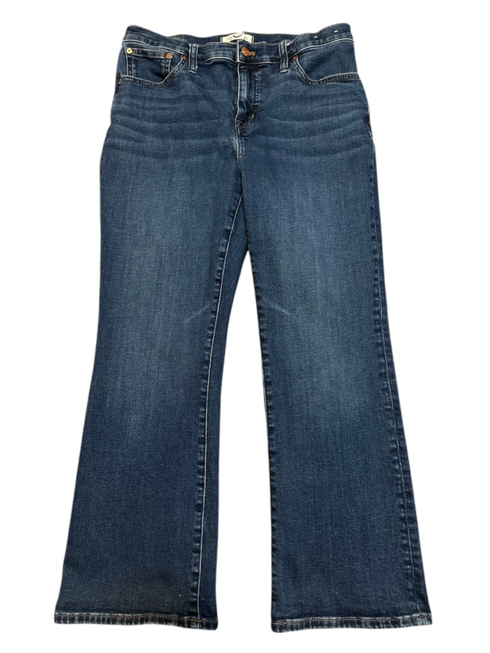 Madewell Mid-Rise Kick Out Jeans Dark Wash Size 30
